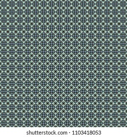 Vector illustration. Gray, green and black abstract background painted geometry shine and layer element seamless pattern.
