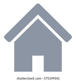 Vector Illustration of Gray Home Icon
