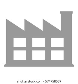 Vector Illustration of Gray Industry Icon
