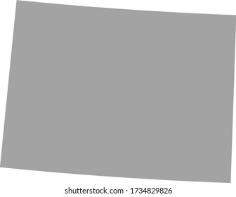 Vektorgrafik des US-Bundesstaates Wyoming