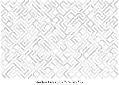 vector illustration of gray maze pattern background
