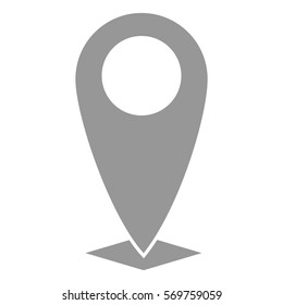 Vector Illustration of Gray Navigation Icon
