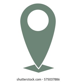 Vector Illustration of Gray Navigation Icon

