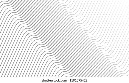 Vector Illustration of the gray pattern of lines abstract background. EPS10.