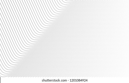 Vector Illustration of the gray pattern of lines abstract background. EPS10.