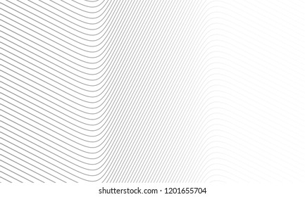Vector Illustration of the gray pattern of lines abstract background. EPS10.