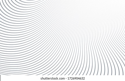 Vector Illustration of the gray pattern of lines abstract background. EPS10.	