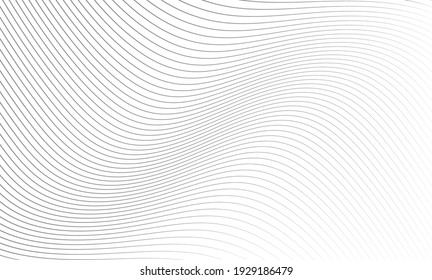 Vector Illustration of the gray pattern of lines abstract background. EPS10. - Shutterstock ID 1929186479