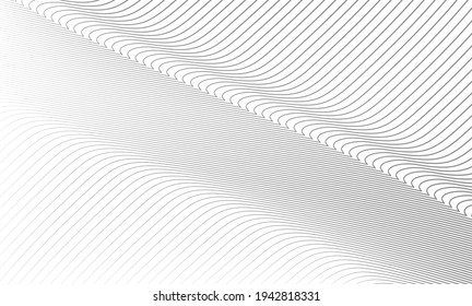 Vector Illustration of the gray pattern of lines abstract background. EPS10.