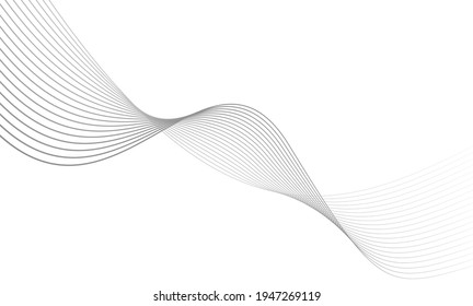 Vector Illustration of the gray pattern of lines abstract background. EPS10.
