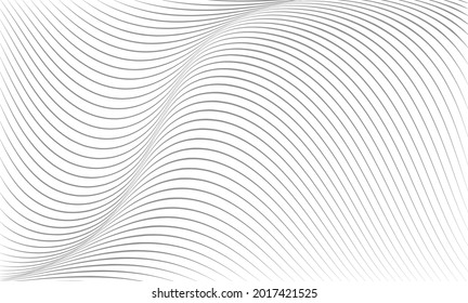 Vector Illustration of the gray pattern of lines abstract background. EPS10.