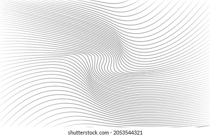 Vector Illustration of the gray pattern of lines abstract background. EPS10.