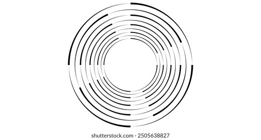 Vector Illustration of the gray pattern of lines abstract background. modern