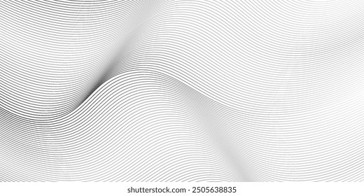 Vector Illustration of the gray pattern of lines abstract background. modern