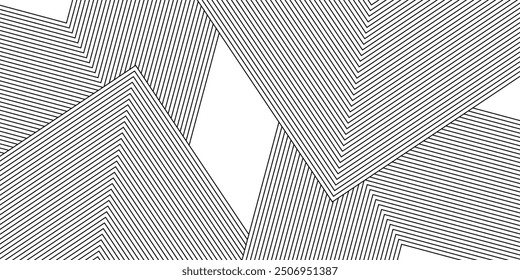 Vector Illustration of the gray pattern of lines abstract background.