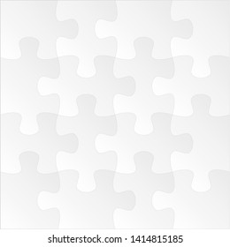 Vector illustration of a gray puzzle background