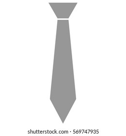 Vector Illustration of Gray Tie Icon
