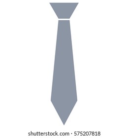 Vector Illustration of Gray Tie Icon
