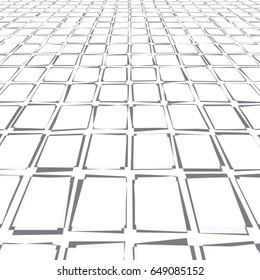 Vector illustration of gray and white geometric pattern