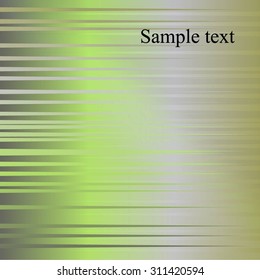 Vector illustration of Gray-green abstract shiny background. Text.