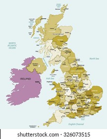 Vector illustration of Great Britain