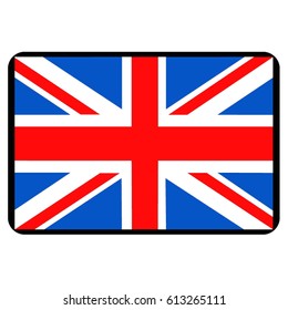 vector illustration of Great Britain flag