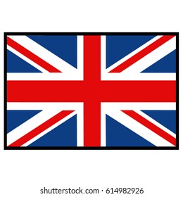 vector illustration of Great Britain flag