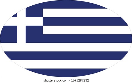 vector illustration of Greece flag