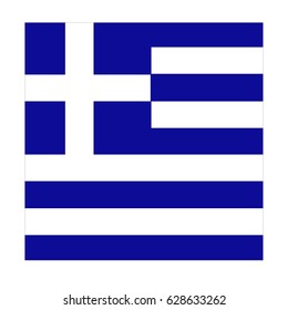 vector illustration of Greece flag