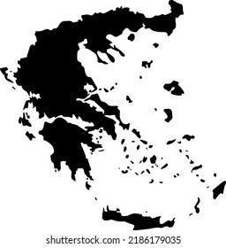 Vector Illustration of Greece map