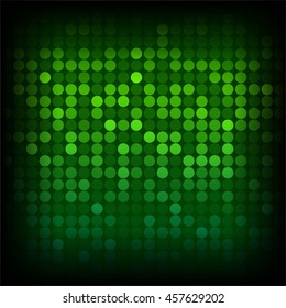 Vector illustration of Green abstract background. Sequins