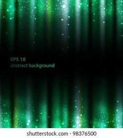 Vector illustration. Green abstract background