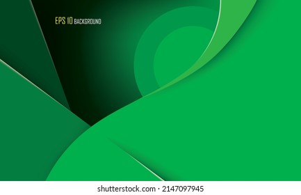 vector illustration green background design template