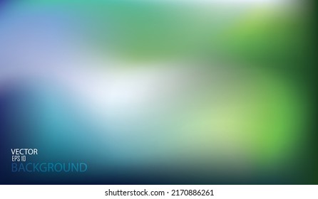 vector illustration green and blue background design template.