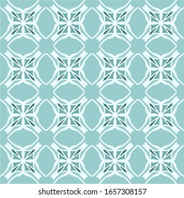 vector illustration green blue turquoise aqua menthe vintage floral interior seamless flat design background