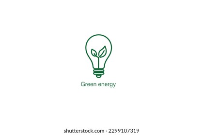 Vector Illustration of Green Energy: Powering a Sustainable Future