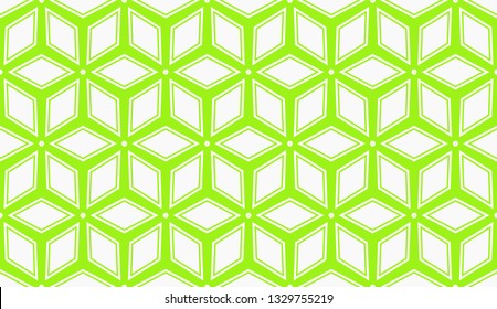 Vector illustration green geometric abstract background