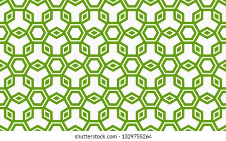 Vector illustration green geometric abstract background