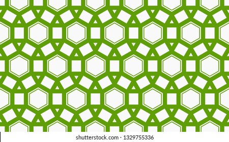 Vector illustration green geometric abstract background