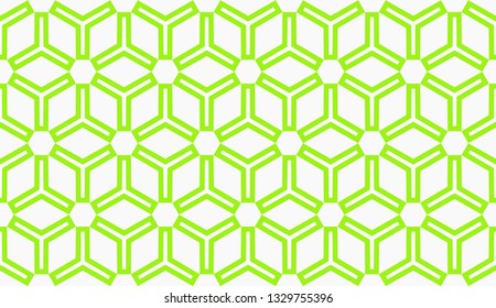 Vector illustration green geometric abstract background