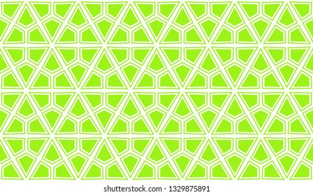 Vector illustration green geometric abstract background
