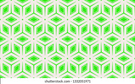 Vector illustration green geometric abstract background