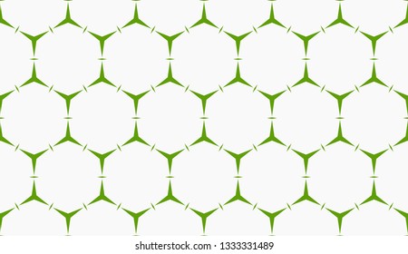 Vector illustration green geometric abstract background