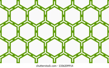 Vector illustration green geometric abstract background
