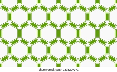 Vector illustration green geometric abstract background