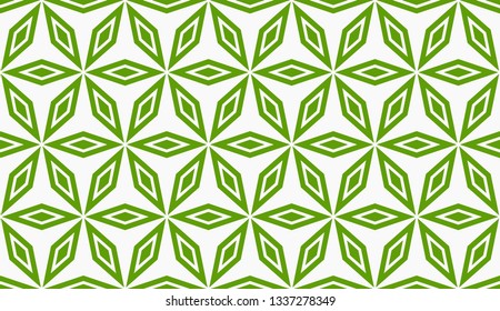 Vector illustration green geometric abstract background