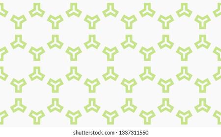Vector illustration green geometric abstract background