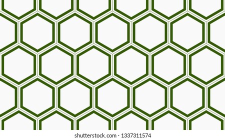 Vector illustration green geometric abstract background