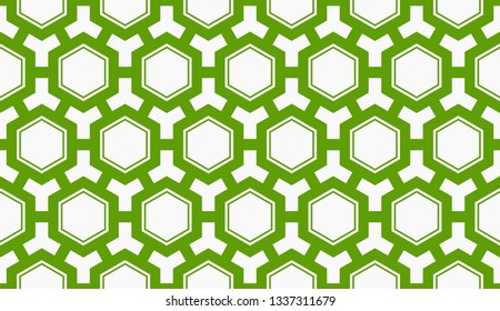 Vector illustration green geometric abstract background