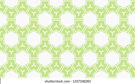 Vector illustration green geometric abstract background